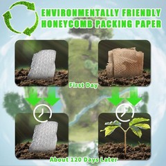 Honeycomb Packing Paper Eco Friendly Moving Supplies Recyclable Honeycomb Roll