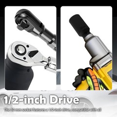 30mm Socket 1/2″ Drive,12-Point Impact Socket for Axle Nut & Hub Lock Nut Remova