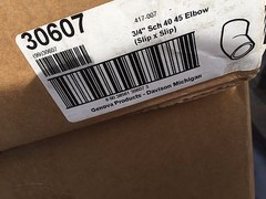 3/4″ 45 degree Elbows – QTY of 20 – Schedule 40 PVC (Slip X Slip)