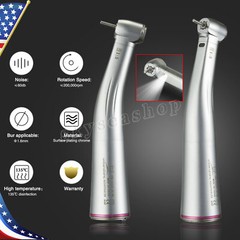Dental 1:5 Increasing Contra Angle Optic LED Handpiece Fit NSK Electric Motor cw