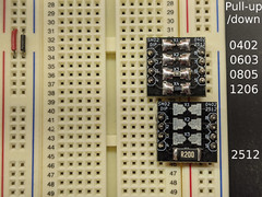 402/0603/0805/1206/1210/2010/2512 Black PCB Adapter Board SMD to DIP Panel of 36