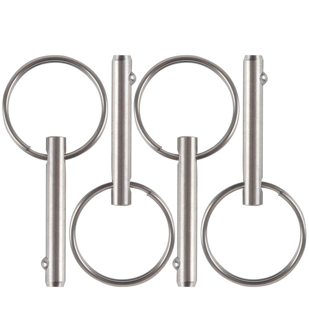 Small Quick Release Pin 3/16″ Stainless Steel Bimini Top Marine Hardware 4 Pack