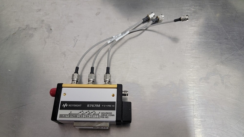 Keysight 8767M / CFG004 Coaxial switch, single-pole, four-throw, DC-50 GHz