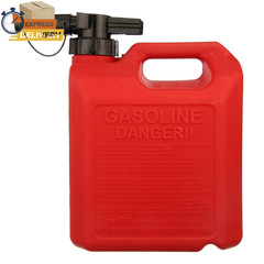 2.5 Gallon Gasoline Can with Auto-Stop Nozzle and Flame Mitigation ✅ 👈