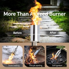 GASPRO Propane Torch Weed Burner 600000 BTU Long Handle Outdoor Garden Tool