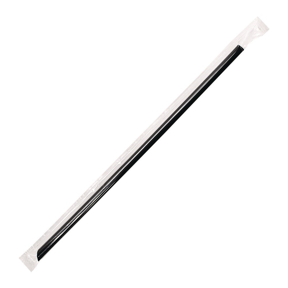 Karat C9035 9 in. Jumbo Straws – Black (2000/Carton) New