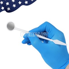 500Pcs Dental Mouth Mirror w/Handle Dental Ortho Instruments