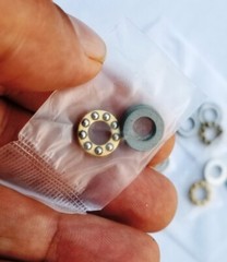 US Stock 10pcs F5-10M Axial Ball Thrust Bearing 3-Parts 5mm x 10mm x 4mm