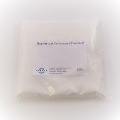 Standard Magnesium carbonate fine powder, 500g (Hydrated, pigment, filler)