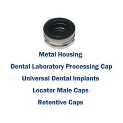 US 5/10Pcs Dental Overdenture Retention Caps for Locator Abutment
