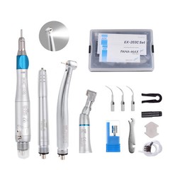 NSK Type Dental PANA MAX LED High Speed Handpiece+Air Scaler+EX203C Low Speed CE