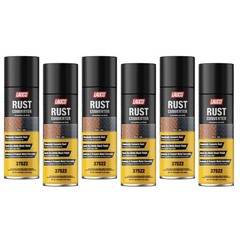 LAUCO Rust Converter Spray 13oz Pack of 6, Fast Dry Rust Remover & Converter