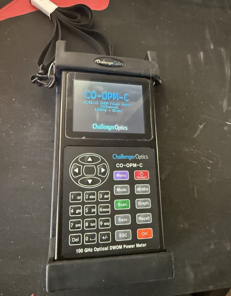 Challenger Optics CO-OPM-CW Power Meter for DWDM Data Collector Used Working