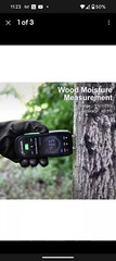 Wood moisture meter RDINSCOS Pin Type Wall Moisture Meter Digital Moisture Testr
