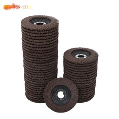 50Pcs Premium Zirconia Flap Disc Sanding Grinding 4-1/2″ X 7/8″ 40 Grit Grey