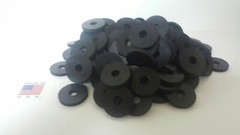 1/4″ ID x 1″ OD x 1/8″ Premium Grade Rubber Flat Washers Various Package Sizes