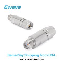 DC Block on Inner Conductor SMA Male to SMA Female Operating from 30MHz – 27GHz