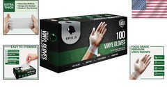 Ambidextrous Heavy-Duty Disposable Vinyl Gloves – 1000 Count for Ultimate Safety