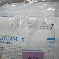 Gammex PI Hybrid Surgical Gloves Sterile Ansell *27 Pair* Size: 7 *See Date*5-25