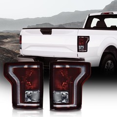 Smoky Rear Tail Light Assembly Left & Right for Ford F150 2015-2017 w/o Bulbs
