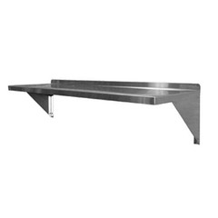Prairie View WS1224 Aluminum Wall Mount Shelf 12″W x 12″H x 24″L