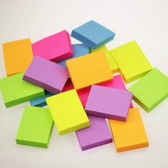 Sticky Notes 1.5 x 2 Inch 36 Pads Bulk 100 Sheets 6 Bright Neon Colors