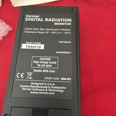Vernier Digital Radiation Monitor Detects Alpha, Beta ,Gamma and X Radiation