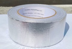 INSULATION MARKETPLACE -Heavy Duty Reflective Foil Tape -Multi Purposes – 2 inch