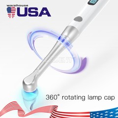 Dental Cordless Metal Head LED Cure Light Lamp 1Second Curing 3 Modes