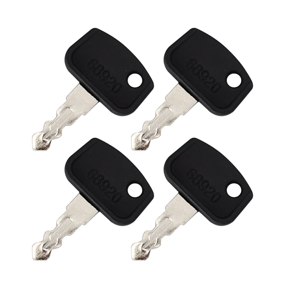 4Pcs PL501-68920 Ignition Keys 68920 Compatible with Kubota Mower Tractor