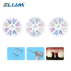 1000Pcs/5Box Dental Fiber Post Kits Screw/Straight Post Quartz Glass Thread Pile