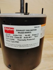 HESSAIRE Motor,Dayton,For 484X47, 484X57 494R55