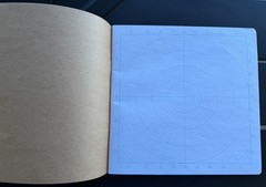 Koala Tools 60 page Circular Grid Notebook Polar Coordinates Graphing 8.5″x8.5″