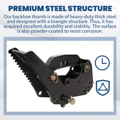 Backhoe Thumb Excavator Universal Claw Tractor For Kubota Deere Attachment