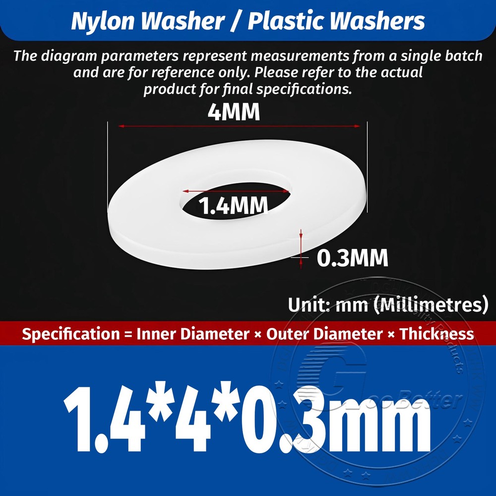NYLON WASHERS FORM A FLAT PLASTIC WASHER M2,M3,M4,M5,M6,M8,M10,M12,M16,M20,M22