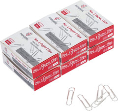 Paperclips for Office School & Personal Use, #1 Nonskid Paper Clip (1-2/7″), 600