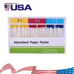 AZDENT Dental Gutta Percha Points / Absorbent Paper Endodontics Root Canal F1-F3
