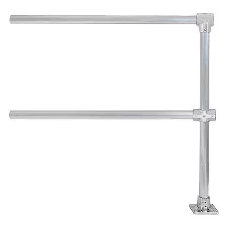 Hollaender 50340 Handrail Extension, 96 In., Aluminum Mil