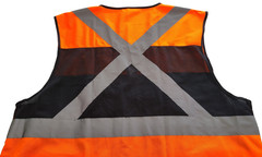 OPLERAI Safety Vest Unisex SIZE 4XL Sleeveless Orange Multi-Function Pockets
