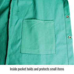 NEW Revco Black Stallion F9-30C 9oz. 30″ Cotton FR Green Welding Jacket