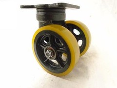 6″ Forged Kingpinless ERGO Maintenance Free Swivel Caster &Rigid Prec Sealed Brg