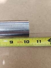 (Tag C65) 1.25″ Dia Titanium Round Rod x 10+” Inch Long 6AL4V-ELI Medical Grade