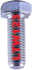 (20) M4-0.7x12mm Full Thread Coarse Class 8.8 Hex Cap Screw Bolt Zinc