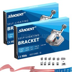 10 Packs Dental Orthodontic Bracket Braces Ceramic MBT 022 with 3-4-5 Hooks
