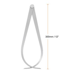 2pcs Firm Joint Outside Caliper 300mm 12 Inch Tool Steel Measurement Tool,
