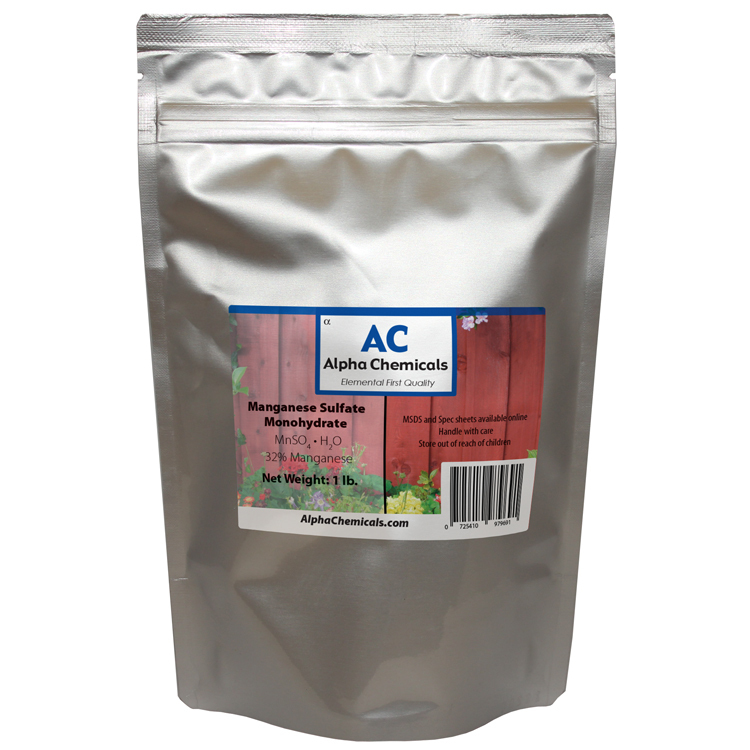 1 Pound – Manganese Sulfate Powder – 32% Mn