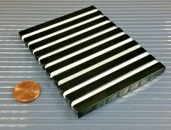 10 Neodymium Bar Block Magnet Strong Rare Earth N42H High Heat Grade 3 x 1/4