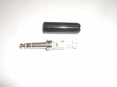 SWITCHCRAFT 267 1/4″ STEREO TRS BLACK MICROPHONE CONNECTOR SOLDER TERM