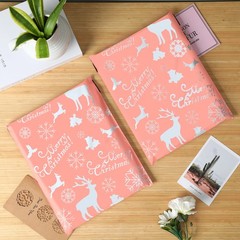 100 Pcs Christmas Poly Mailers 10×13 Inches, Reusable Mailing Envelopes for B…
