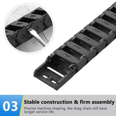 Cable Track Carrier Wire Conduit Machine Tool Accessories Drag Chain Cnc